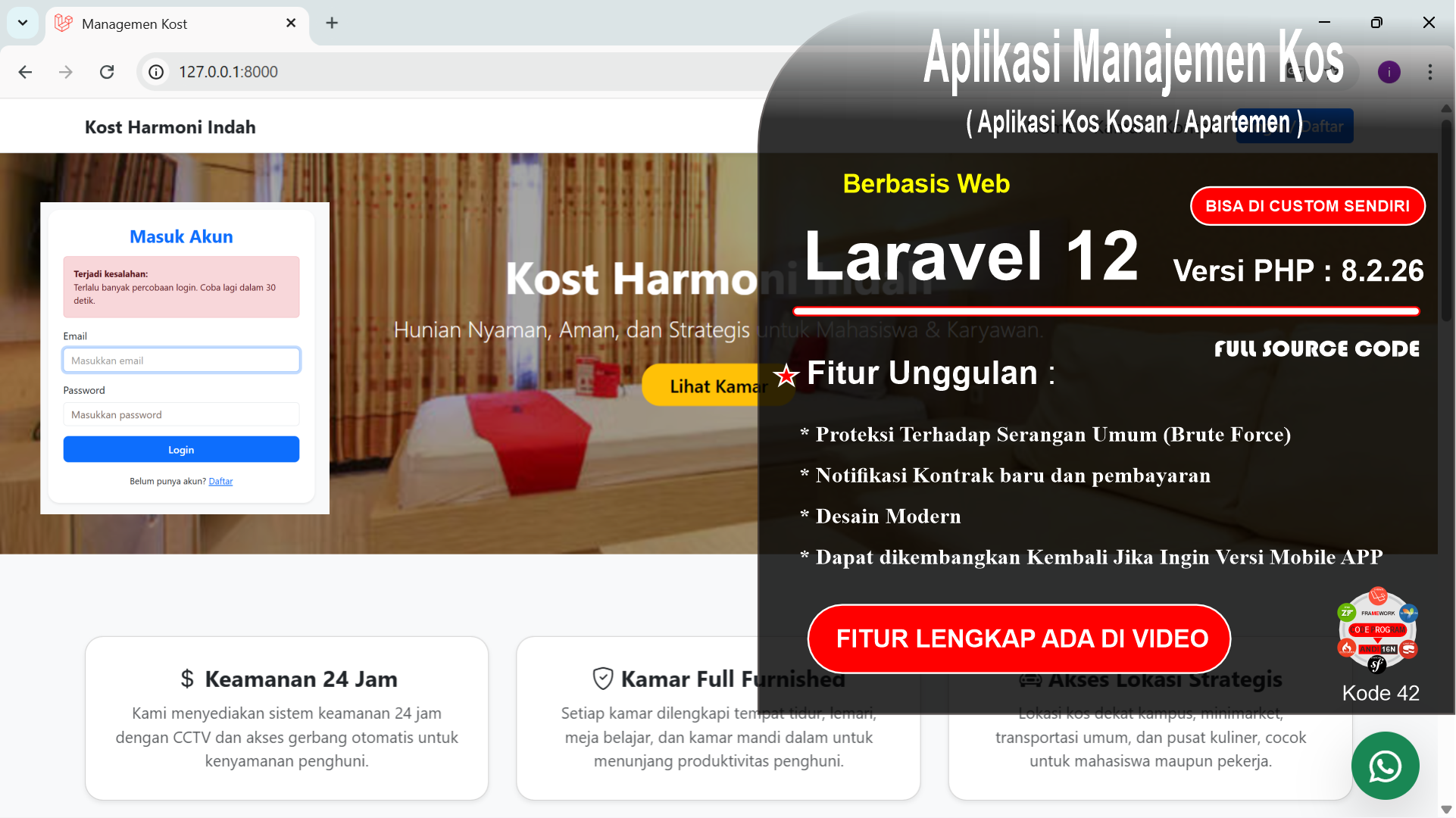 Aplikasi Booking Kos-Kosan